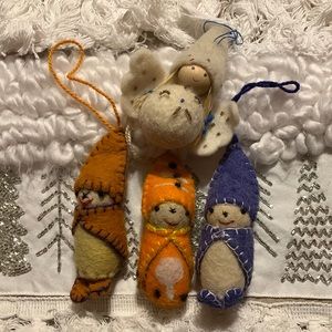 Pier 1 Christmas Ornaments - Set of 4